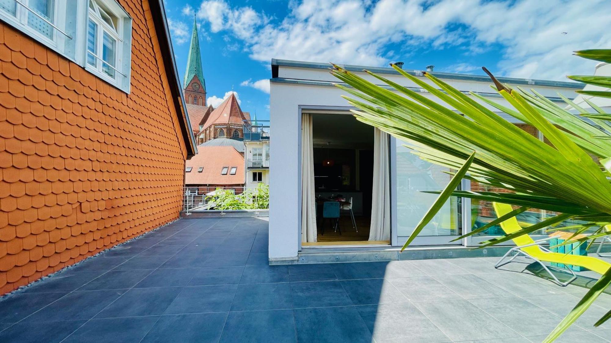 Domschloss, Zentrum, 6 Personen, Business, Dachterrasse, Familien Schwerin  Exterior photo